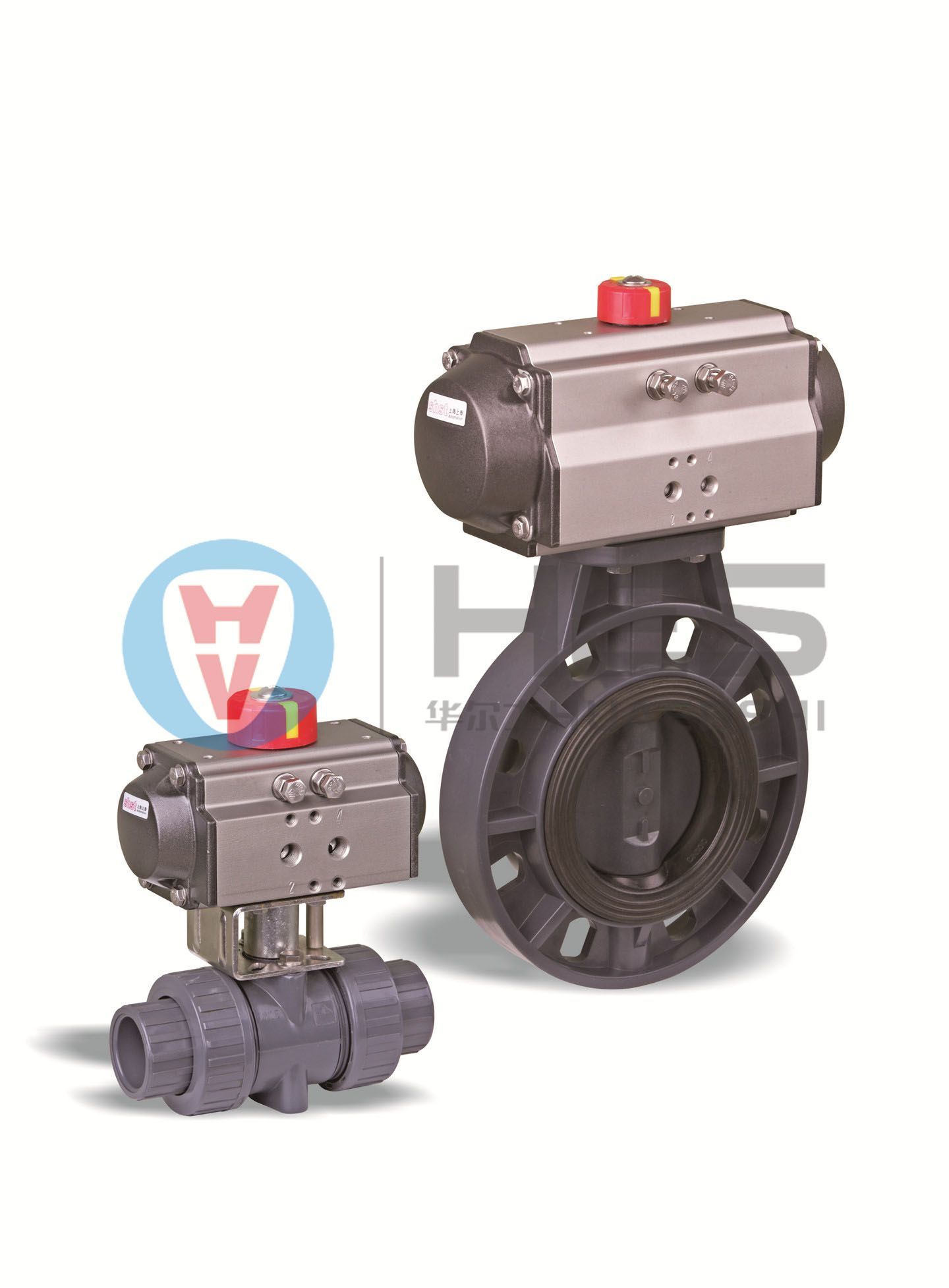 氣動塑料球閥氣動塑料蝶閥