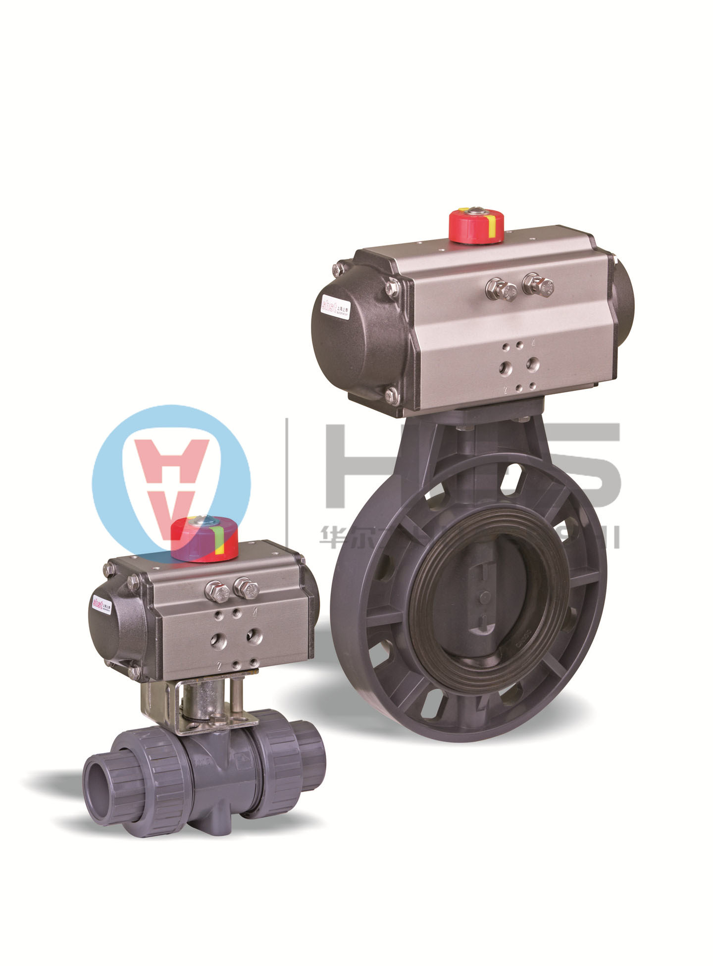 氣動塑料球閥氣動塑料蝶閥