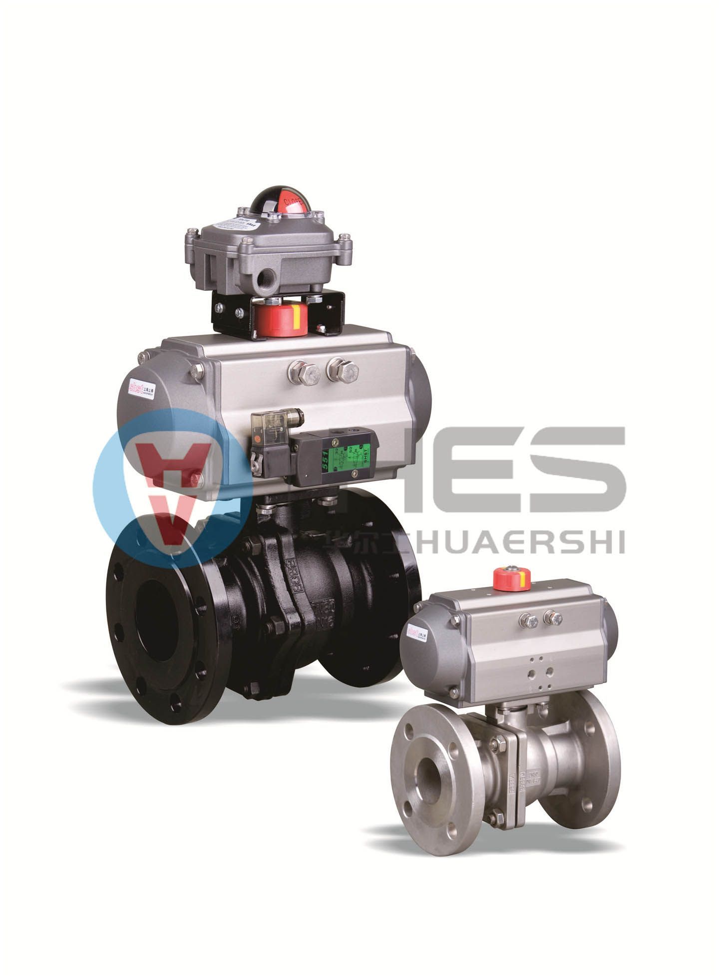 氣動(dòng)法蘭浮動(dòng)式球閥（緊湊(còu)型）