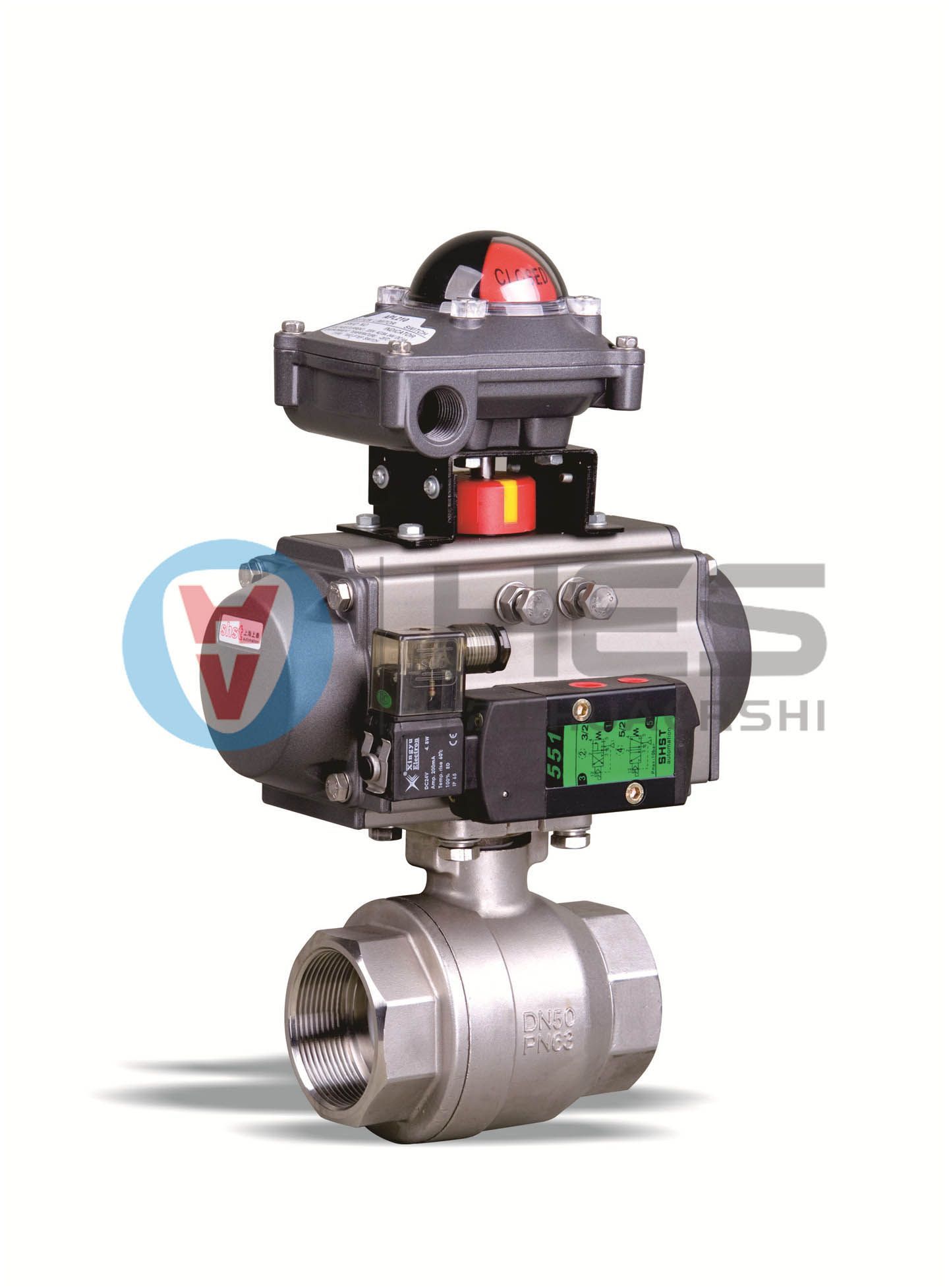 氣動2P内螺紋球閥