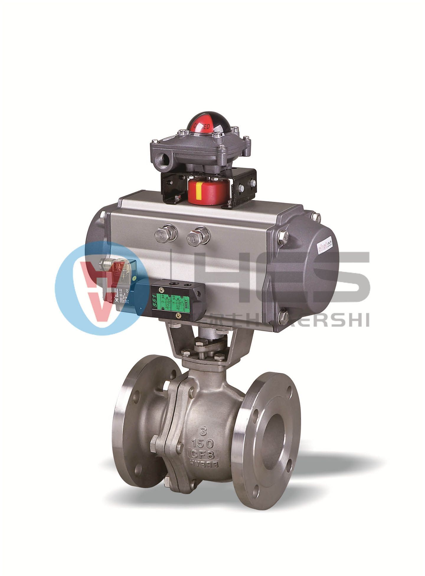 氣動法蘭浮動式球閥