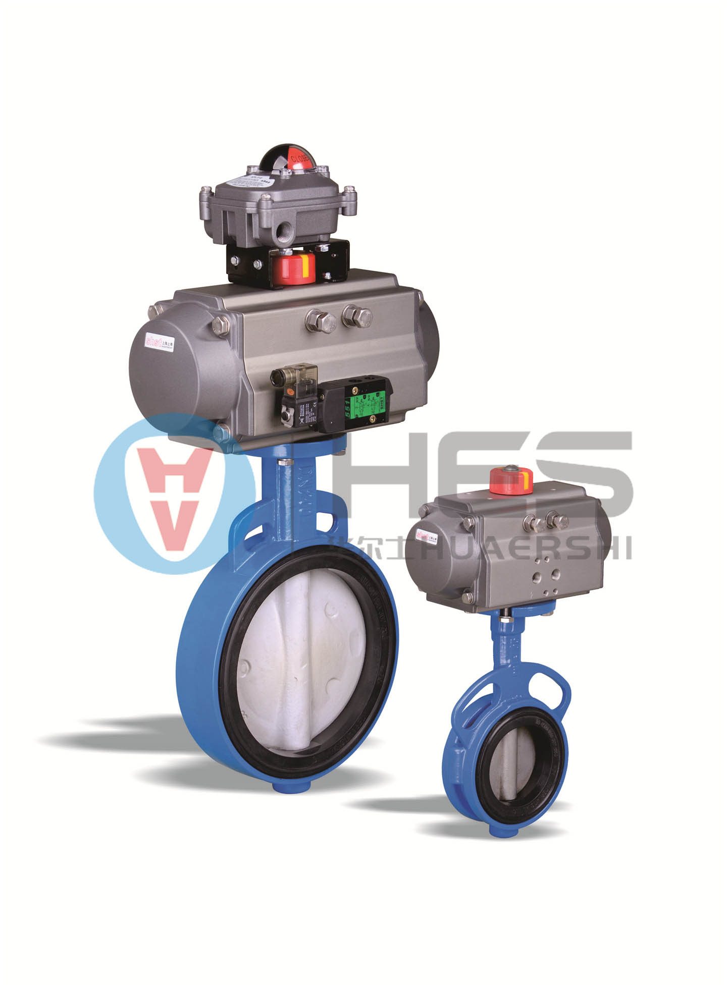 氣動對夾式蝶閥