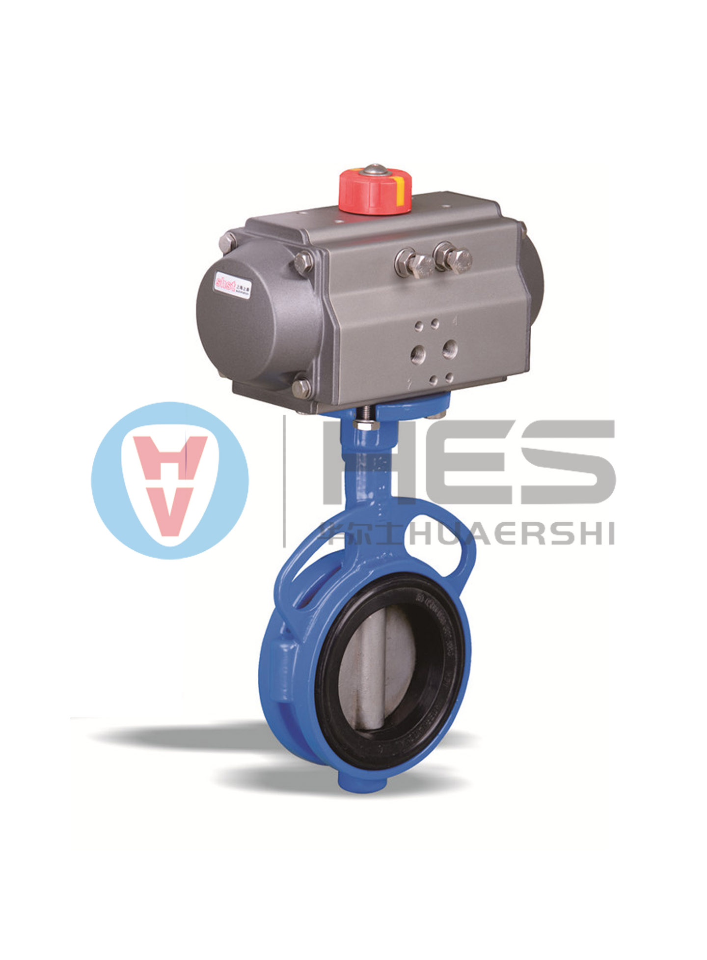 氣動對夾式蝶閥